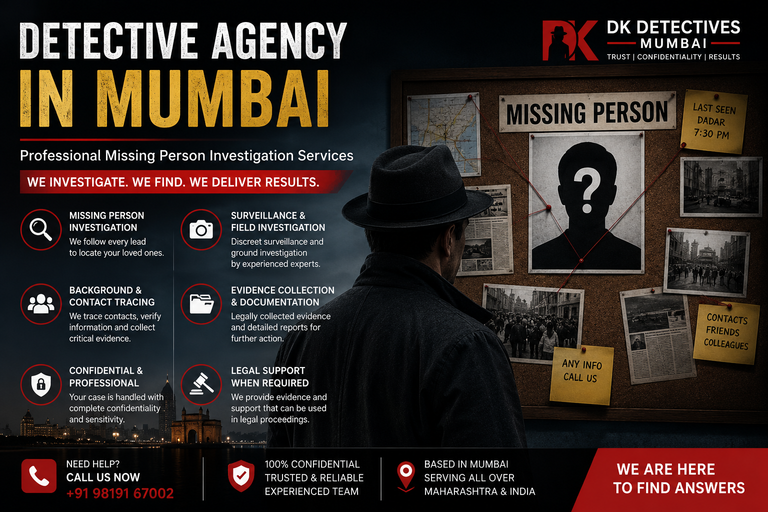 Missing Person Investigation in Mumbai: Complete Guide for 2026