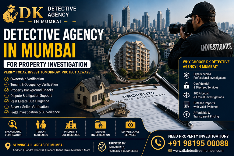 Detective Agency in Mumbai for Property Investigation: Complete Guide 2026