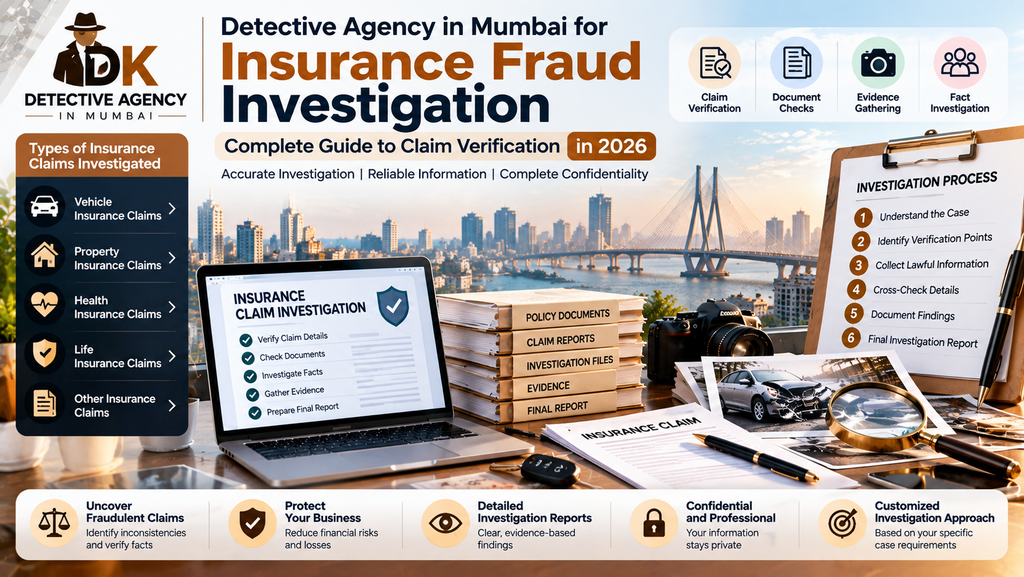 Detective Agency in Mumbai for Insurance Fraud Investigation: Complete Guide to Claim Verification in 2026